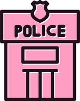 ícone do vetor da polícia