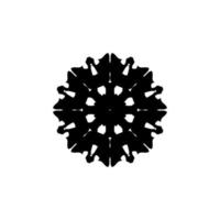 ícone de flor. símbolo de fundo de pôster de flor de estilo simples. elemento de design de logotipo de marca de flor. impressão de t-shirt de flores. vetor para adesivo.