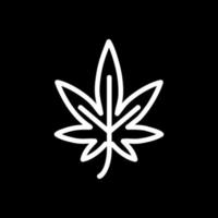 design de ícone de vetor de cannabis