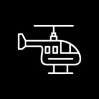 design de ícone de vetor de helicóptero