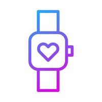 relógio ícone gradiente roxa estilo namorados ilustração vetor elemento e símbolo perfeito.