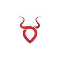 Taurus logo template vector icon ilustração design