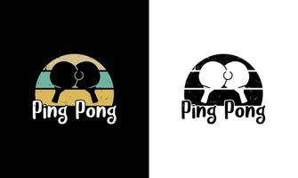 ping pong mesa tênis citar t camisa projeto, tipografia vetor