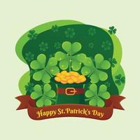 feliz dia de St.Patrick vetor