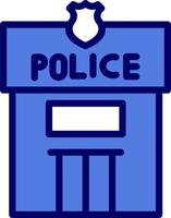 ícone do vetor da polícia