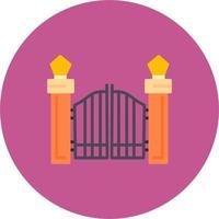 ícone de vetor de portão
