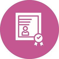 certificat vetor ícone