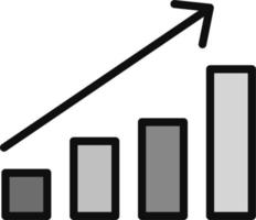 ícone de vetor de crescimento
