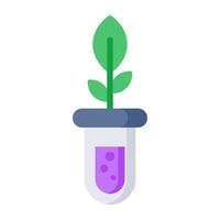 perfeito Projeto ícone do botânico tubo vetor