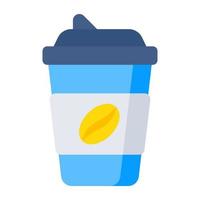 um ícone de design editável de xícara de café vetor