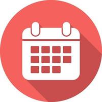 ícone de vetor de calendário