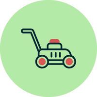 ícone de vetor de cortador de grama