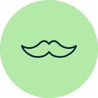 ícone de vetor de bigode