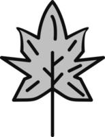 ícone de vetor de folha