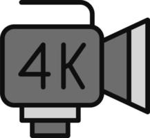 4k vetor ícone