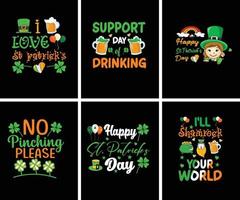 feliz dia de St.Patrick vetor