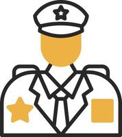 design de ícone de vetor de capitão