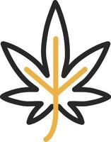 design de ícone de vetor de cannabis