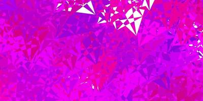 fundo vector rosa claro com formas poligonais.