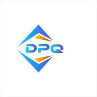 dpq abstrato tecnologia logotipo Projeto em branco fundo. dpq criativo iniciais carta logotipo conceito. vetor