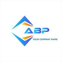 abp abstrato tecnologia logotipo Projeto em branco fundo. abp criativo iniciais carta logotipo conceito. vetor