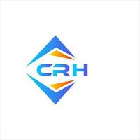 crh abstrato tecnologia logotipo Projeto em branco fundo. crh criativo iniciais carta logotipo conceito. vetor