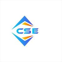 cse abstrato tecnologia logotipo Projeto em branco fundo. cse criativo iniciais carta logotipo conceito. vetor