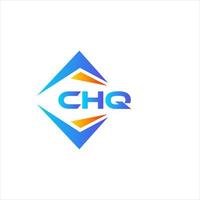 chq abstrato tecnologia logotipo Projeto em branco fundo. chq criativo iniciais carta logotipo conceito. vetor