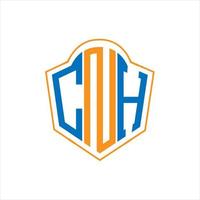 cnh abstrato monograma escudo logotipo Projeto em branco fundo. cnh criativo iniciais carta logotipo. vetor