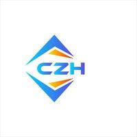 czh abstrato tecnologia logotipo Projeto em branco fundo. czh criativo iniciais carta logotipo conceito. vetor