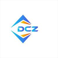 dcz abstrato tecnologia logotipo Projeto em branco fundo. dcz criativo iniciais carta logotipo conceito. vetor