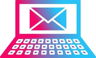 ícone de vetor de e-mails exclusivos