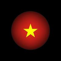 país Vietnã. bandeira do vietnã. ilustração vetorial. vetor