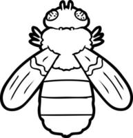 personagem de desenho animado abelha vetor