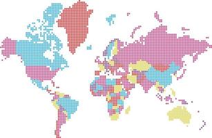 mapa do mundo vetor
