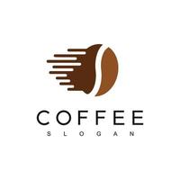 café logotipo Projeto modelo velozes Entrega ordem conceito estilo para café fazer compras e cafeteria o negócio vetor