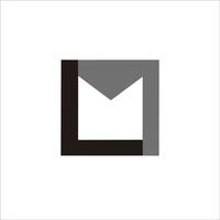 impressão Projeto carta m logotipo para seu marca e identidade vetor