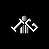 design criativo do logotipo da carta ig com gráfico vetorial, logotipo simples e moderno ig. vetor