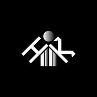 hk letter logo design criativo com gráfico vetorial, hk logotipo simples e moderno. vetor