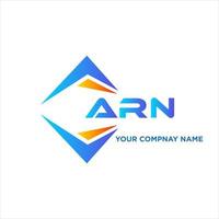 arn abstrato tecnologia logotipo Projeto em branco fundo. arn criativo iniciais carta logotipo conceito. vetor