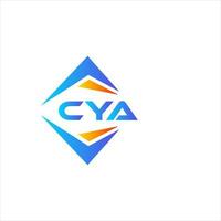 cia abstrato tecnologia logotipo Projeto em branco fundo. cia criativo iniciais carta logotipo conceito. vetor