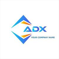 adx abstrato tecnologia logotipo Projeto em branco fundo. adx criativo iniciais carta logotipo conceito. vetor