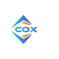 cox abstrato tecnologia logotipo Projeto em branco fundo. cox criativo iniciais carta logotipo conceito. vetor