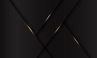 abstrato cinza escuro metálico ouro luz luxo design moderno futurista ilustração vetorial de fundo. vetor