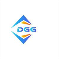dgg abstrato tecnologia logotipo Projeto em branco fundo. dgg criativo iniciais carta logotipo conceito. vetor