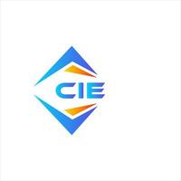 cie abstrato tecnologia logotipo Projeto em branco fundo. cie criativo iniciais carta logotipo conceito. vetor