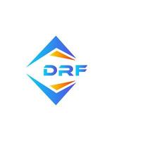 drf abstrato tecnologia logotipo Projeto em branco fundo. drf criativo iniciais carta logotipo conceito. vetor