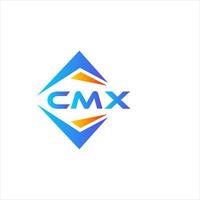 cmx abstrato tecnologia logotipo Projeto em branco fundo. cmx criativo iniciais carta logotipo conceito. vetor