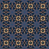 padrão sem emenda com ilustração de arabescos ornamentais de mandala abstrata. padrão decorativo clássico de azulejos. vetor