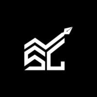 sl letter logo design criativo com gráfico vetorial, sl logotipo simples e moderno. vetor